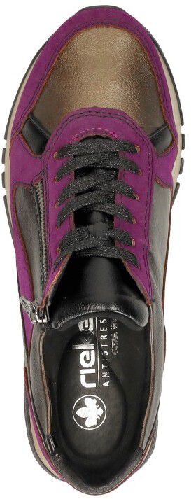 Rieker Sneakers Laag fuchsia