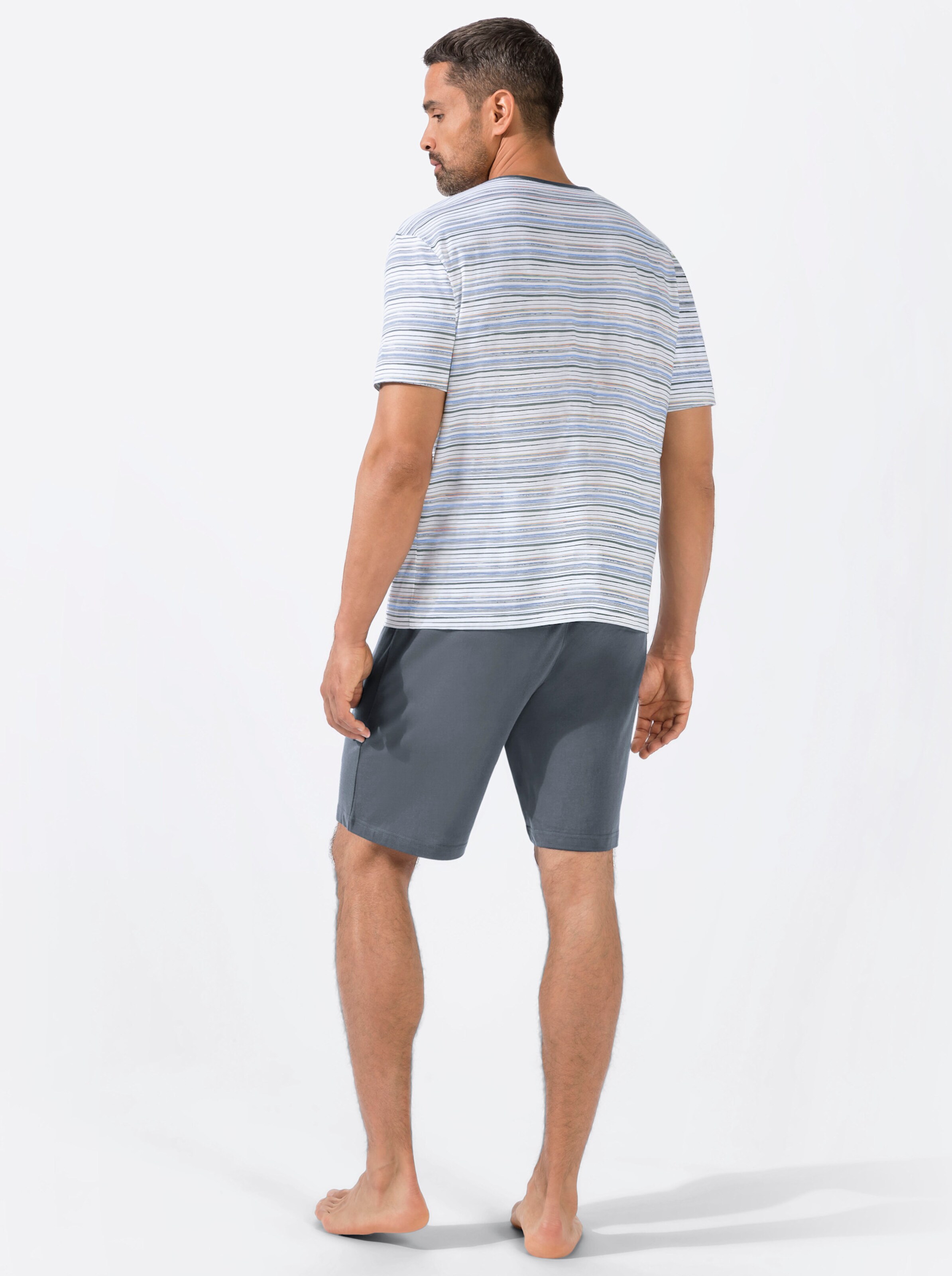 wäschepur men Shortys in anthrazit + marine