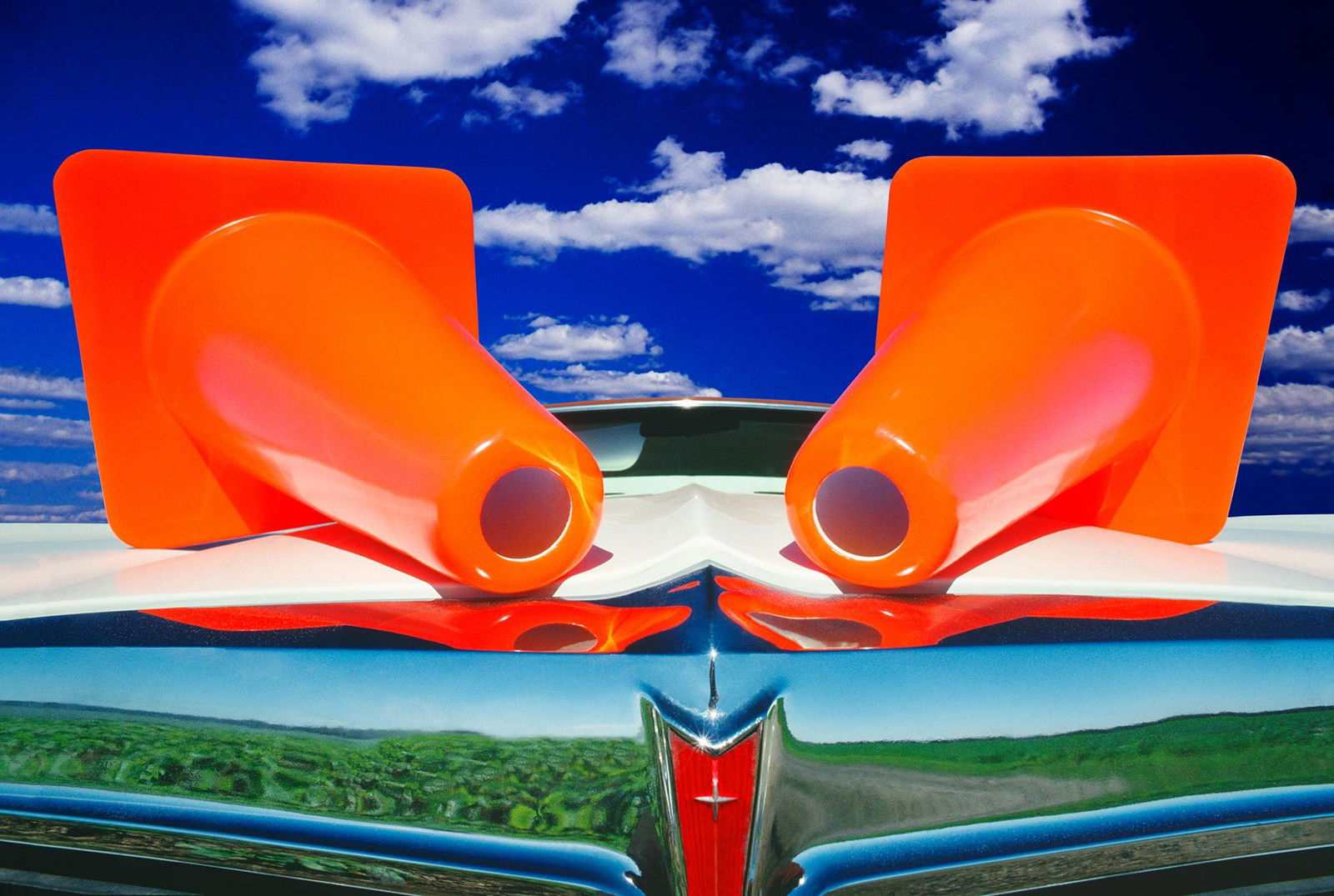 Traffic Cones by Mitchell Funk - Limited Edition. Edition of: 150. Signed.