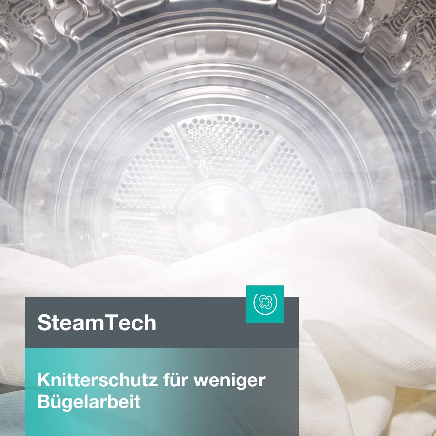 Gorenje WNEI 86 APS Waschmaschine mit Dampffunktion / 8 kg / 1600 U/min /16 Programme/Inverter Motor/Edelstahltrommel/AquaStop/Kindersicherung/SterilTub/Weiß