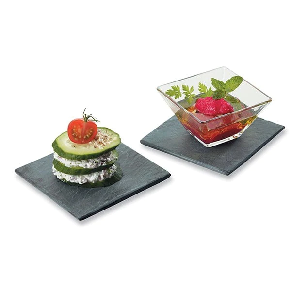 Lot de 8 mises en bouche ardoise Lebrun