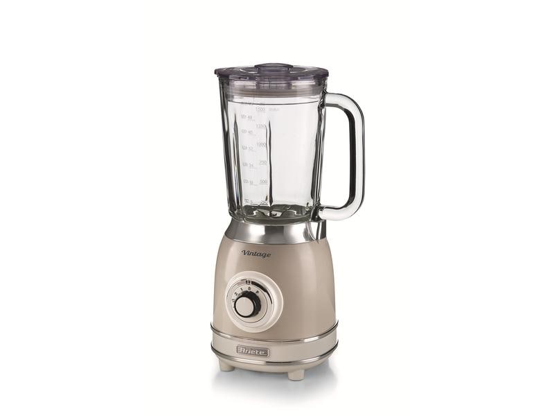 Ariete Standmixer Vintage Beige Kraftvoller Standmixer mit 1000 W Leistung