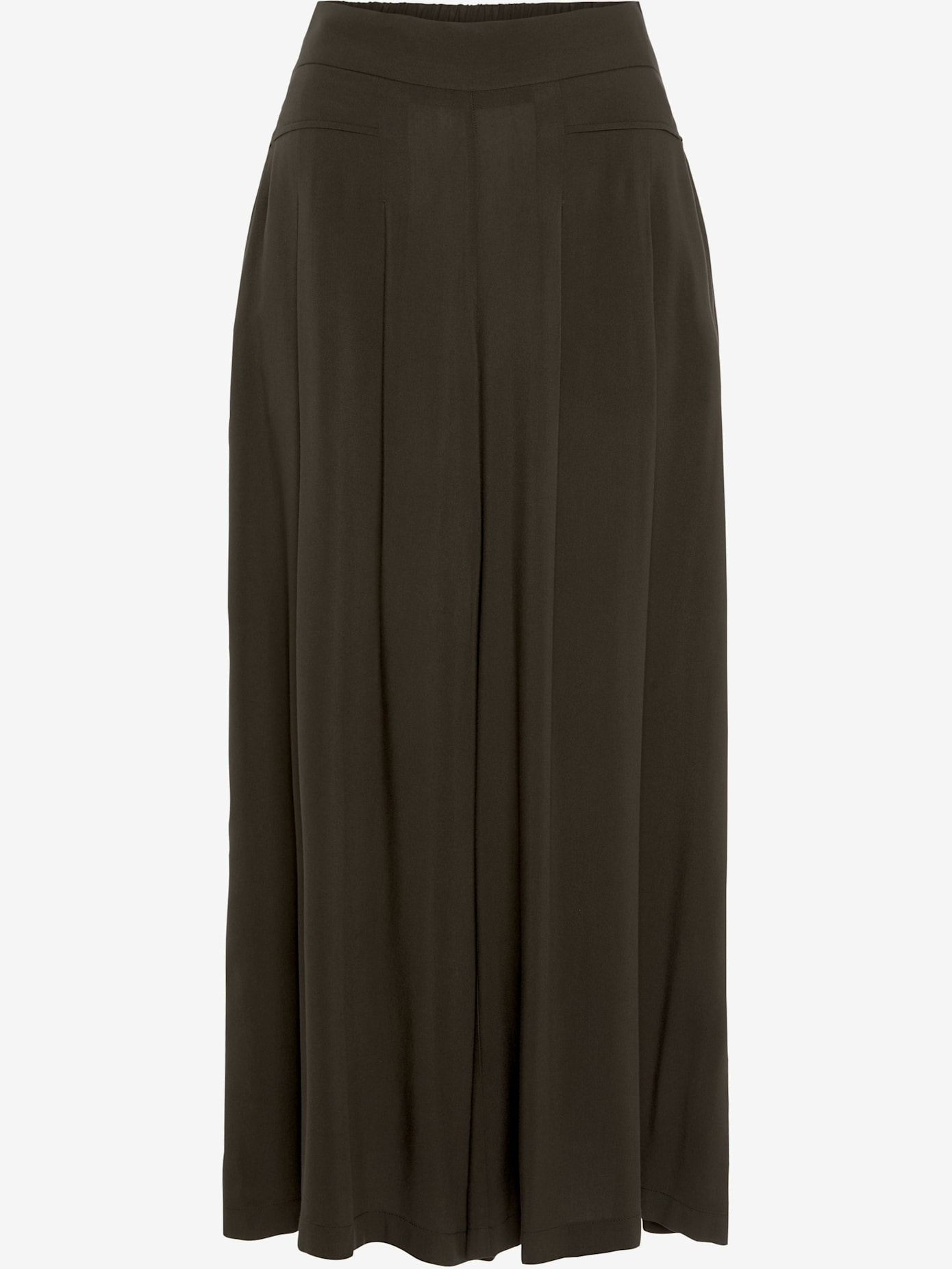 Jupe culotte large ceinture avec élastique au dos