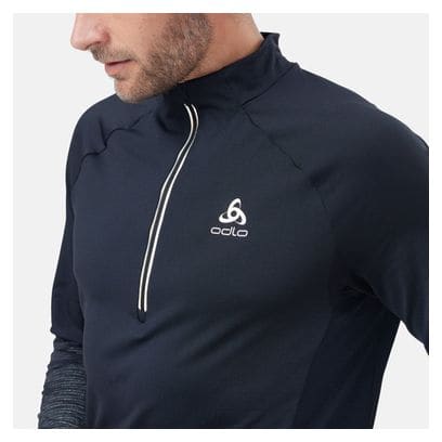 Pull 1/2 Zip Odlo Zeroweight Ceramiwarm Reflective Noir