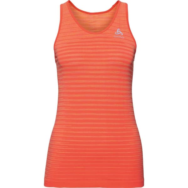 Débardeur running ODLO TANK BLACKCOMB PRO HOT CORAL - SPACE DYE