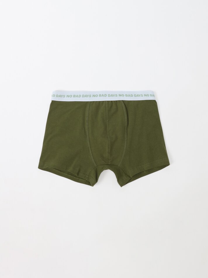 Pacote com 5 cuecas boxer combinadas - Cores Variadas