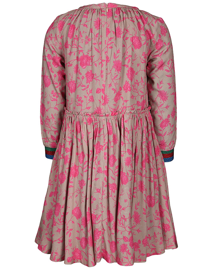 Kleid DRAAD WENTKE in taupe/pink