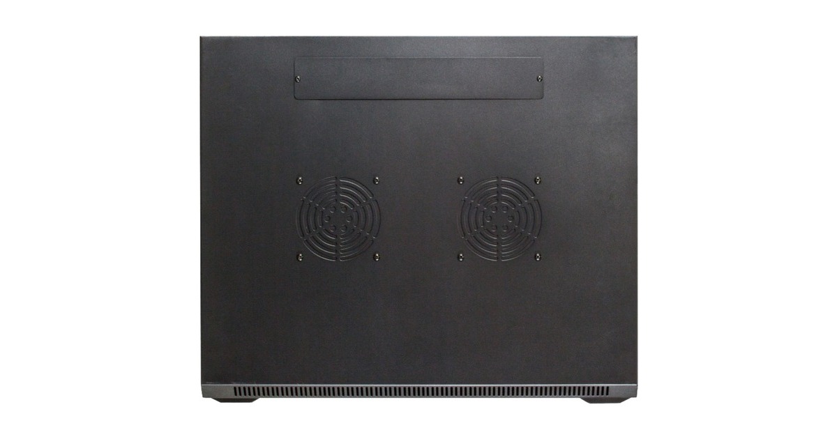 DSI9U wandkast met glazen deur - DS6409 server rack  (Zwart, 600 x 450 x 500mm)