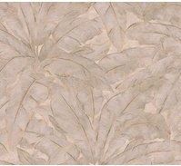 BLADEREN MET GOUDEN CONTOUREN BEHANG | Chique botanisch - beige grijs goud - A.S. Création Metropolitan Stories