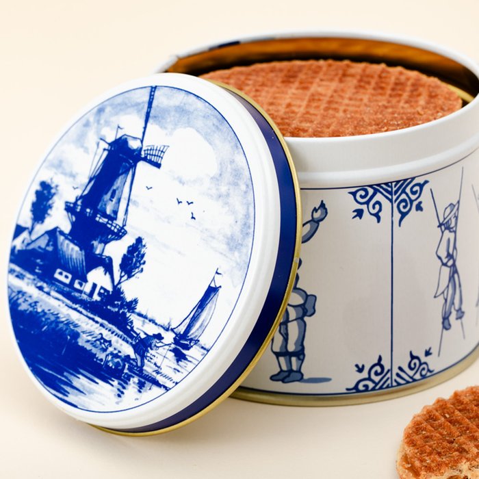 Stroopwafels | Delfts blauw | 250g