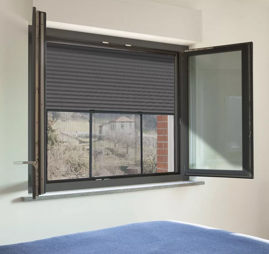 Moustiquaire fenêtre à cadre extensible (50/90 x 40 cm) Moustyk Gris