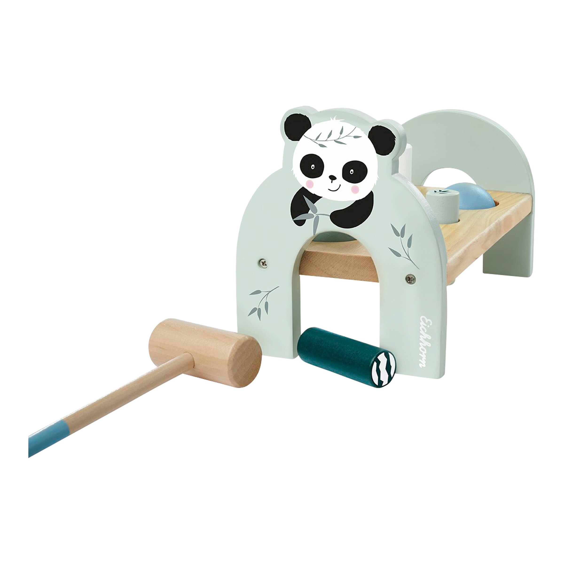Eichhorn Klopfbank aus Holz Panda