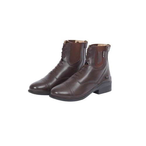 Botas de tornozelo Evolution unissex para adultos em couro marrom