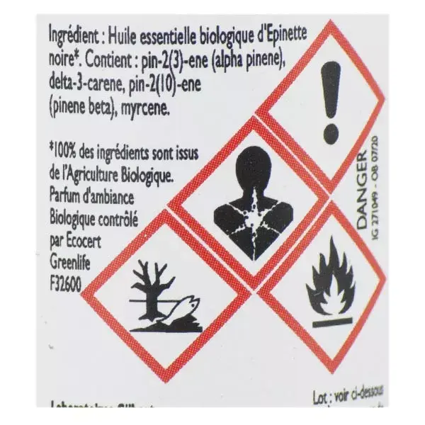 Le Comptoir Aroma Óleo Essencial Orgânico de Abeto Preto 10ml
