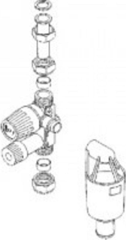 Daalderop - Inlaatcombinatie - 1/2 - 8 Bar - 079264051