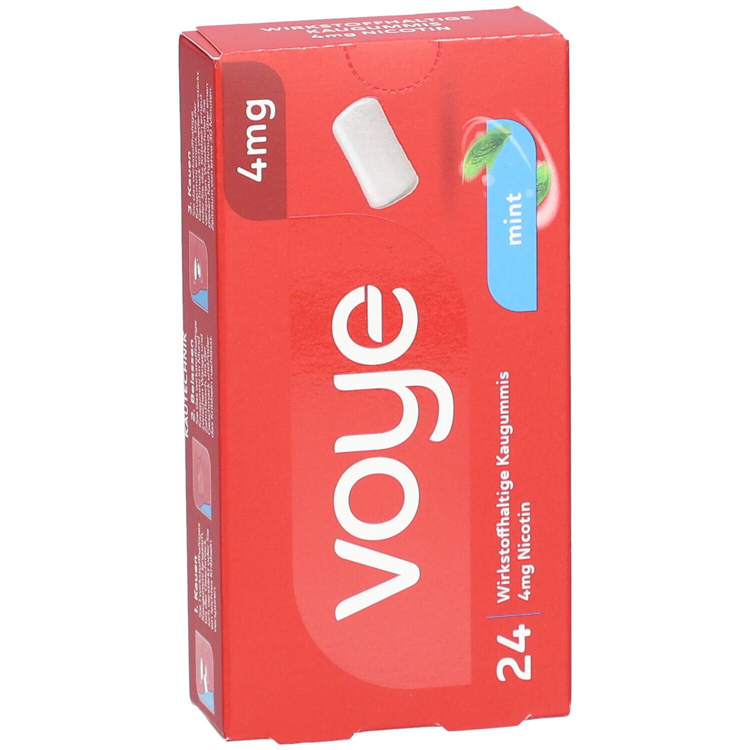 Voye Mint 4mg wirkstoffhaltiges Kaugummi