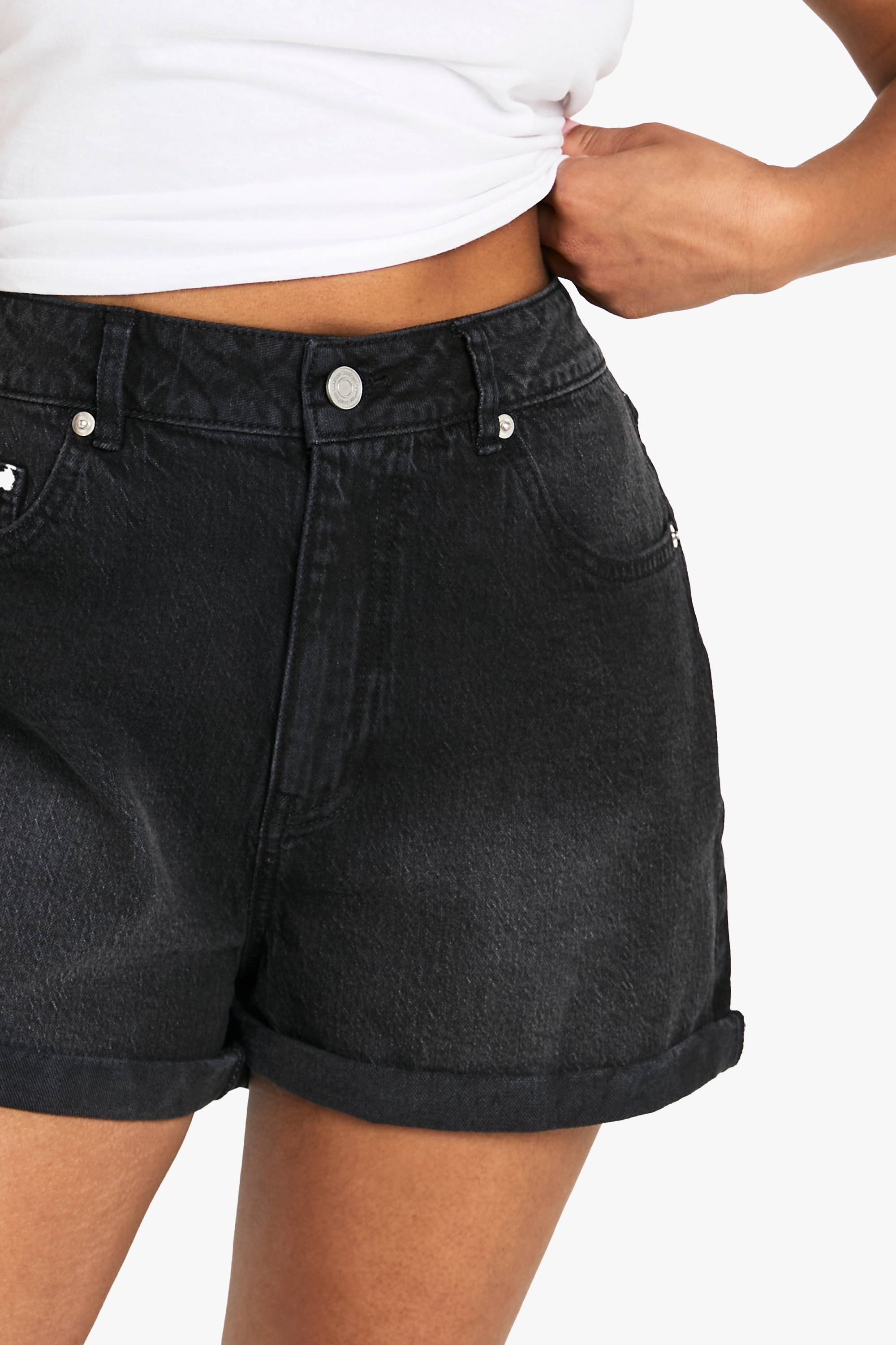 boohoo Short Denim Maman Petite