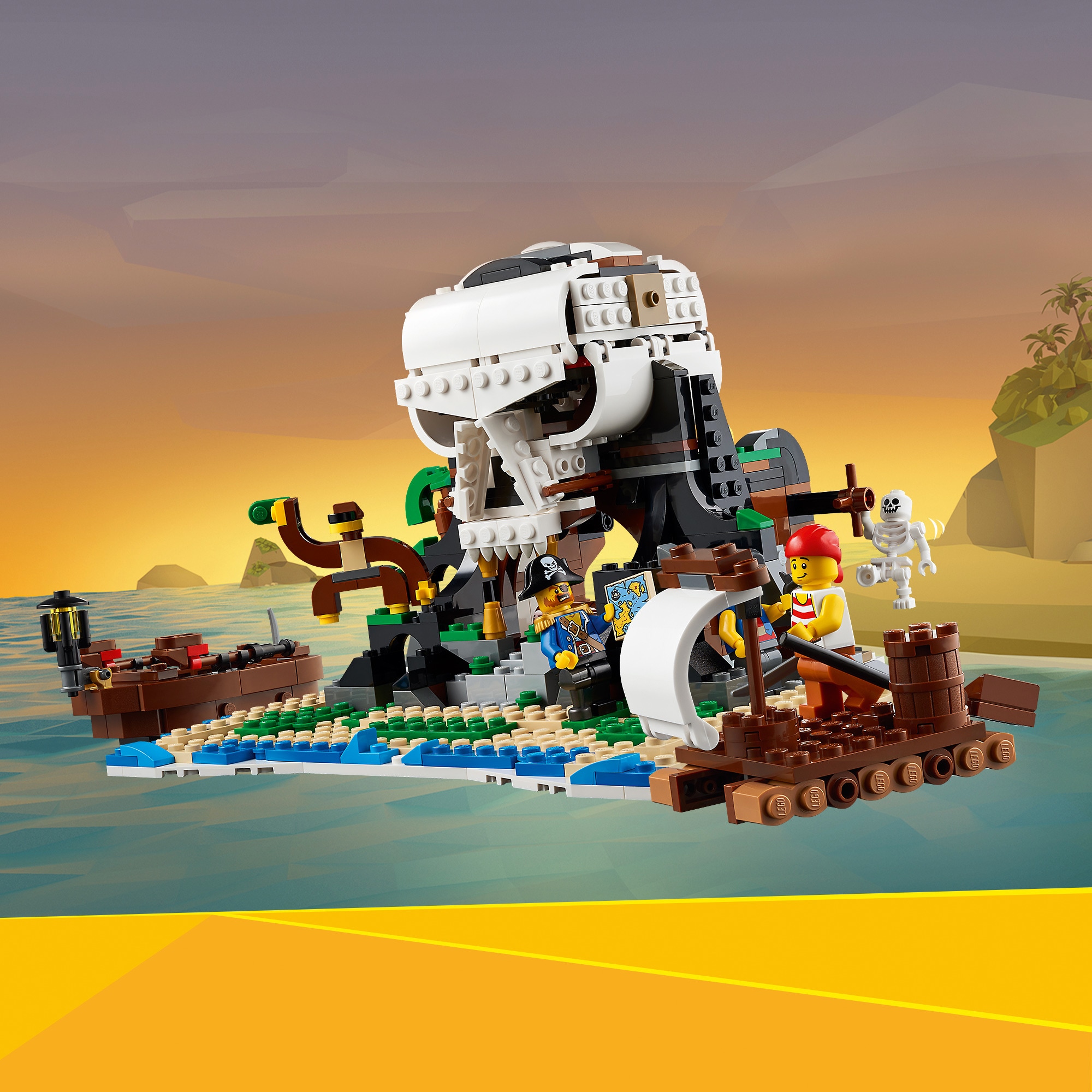 LEGO Konstruktionsspielzeug Creator Piratenschiff