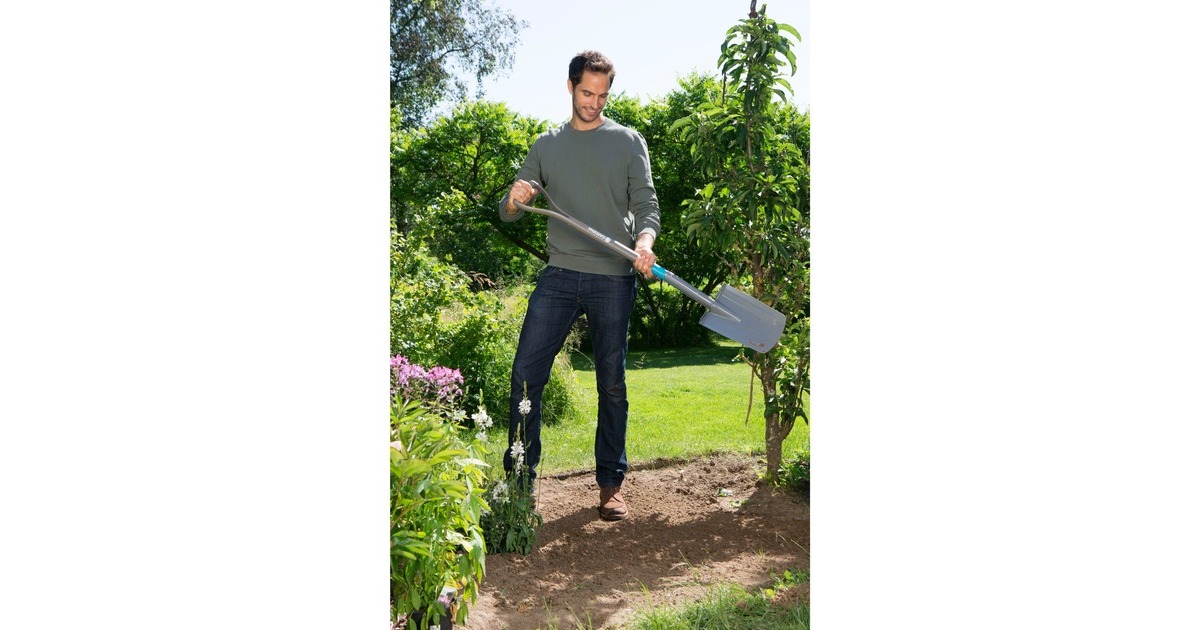 GARDENANatureLine Spade  (Houtkleur/turquoise, 17000-20)