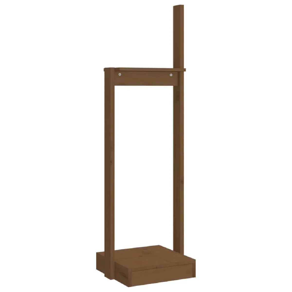 vidaXL Porte-bûches 33,5x30x110 cm - Bois massif de pin