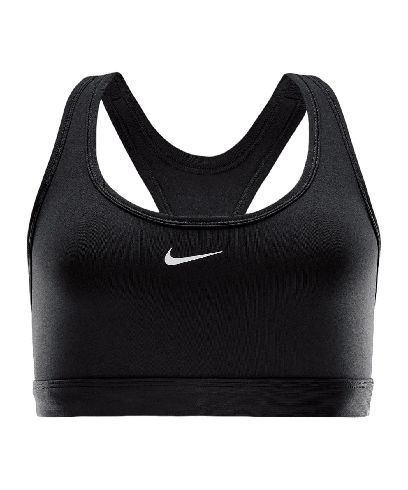 Nike Swoosh Light Support Bra Sport-BH Damen Schwarz Weiss F010