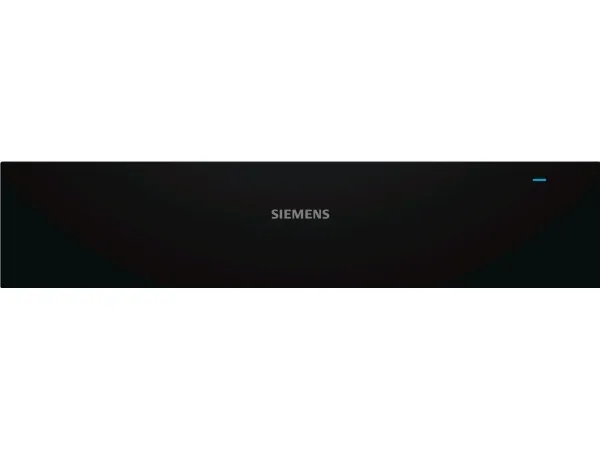 Siemens iQ500 BI510CNR0 - Varmeskuffe - til indbygning - niche - bredde: 56 cm - dybde: 55 cm - højde: 14 cm - sort/rustfrit stål