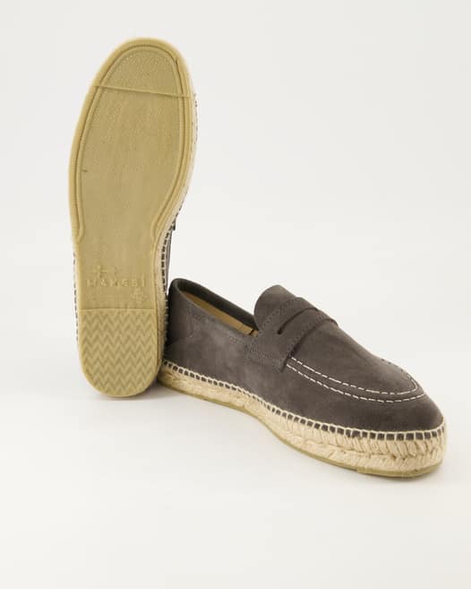 Manebi Hamptons Espadrilles in Grau