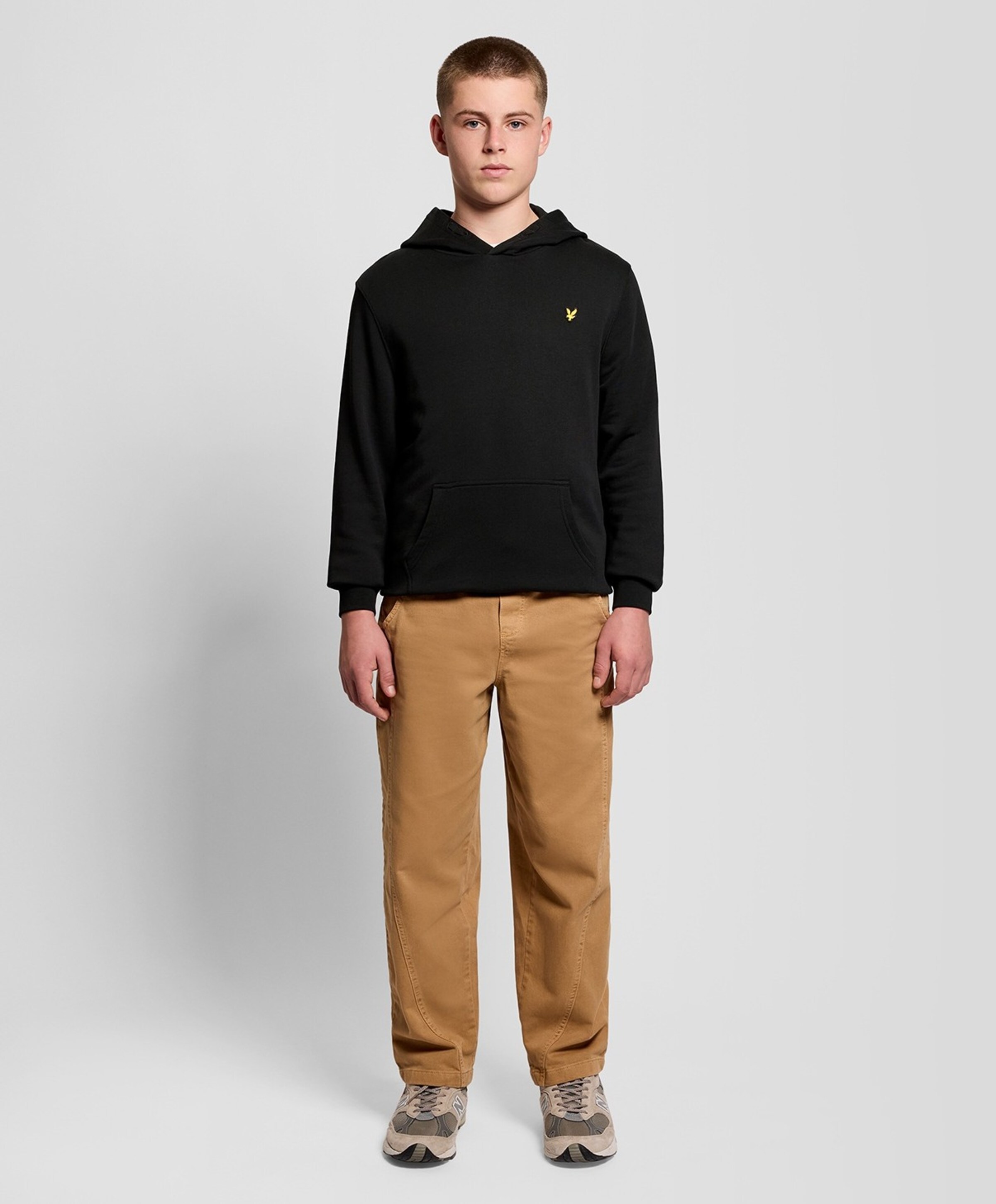 Lyle & Scott Jongens hoodie zwart