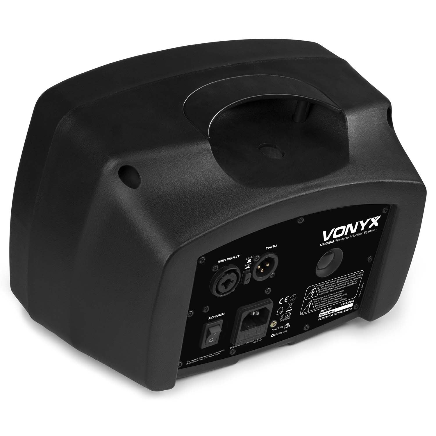 Vonyx V205B actieve monitor met USB/Bluetooth