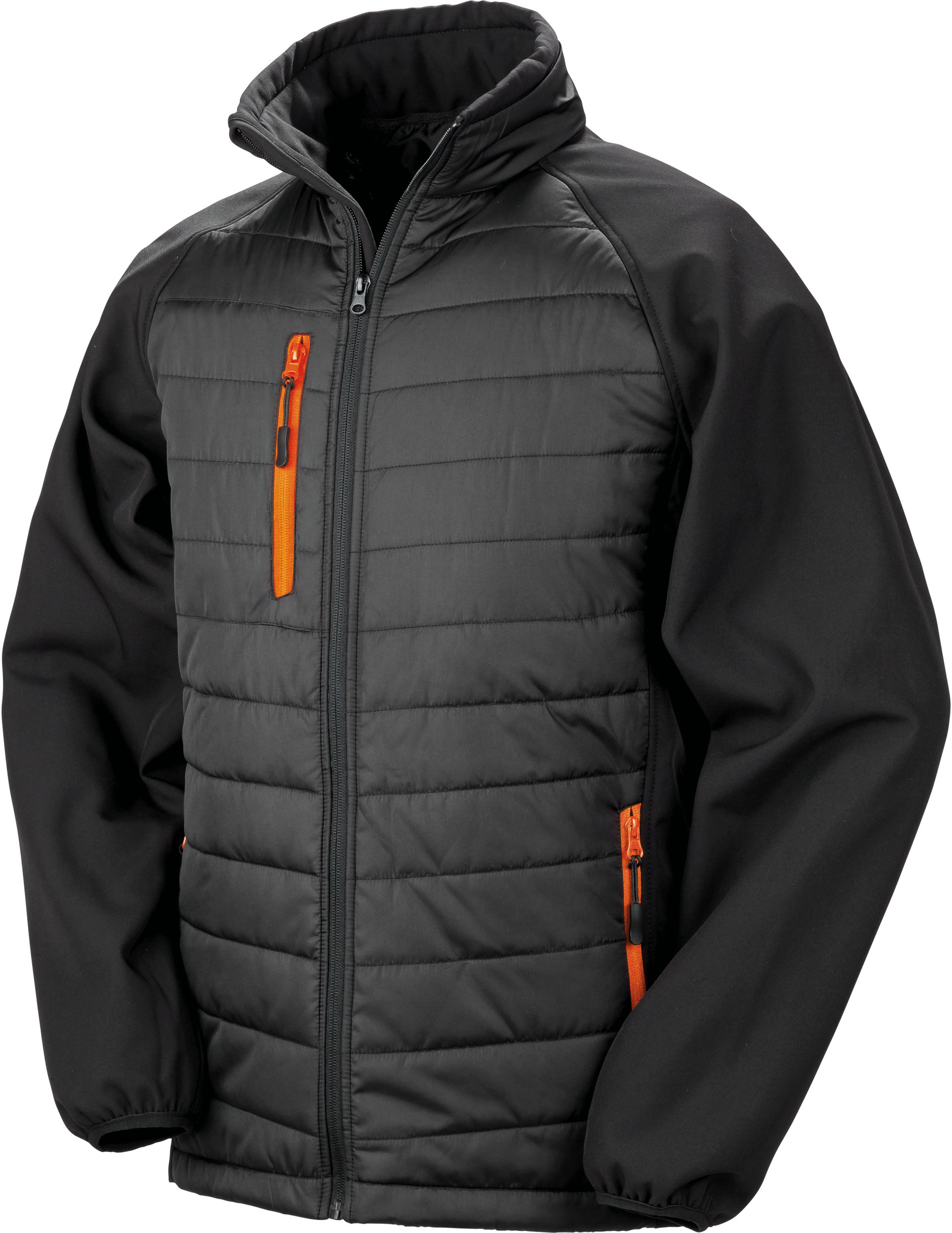 Result R237X - Veste softshell rembourrée black compass recyclée