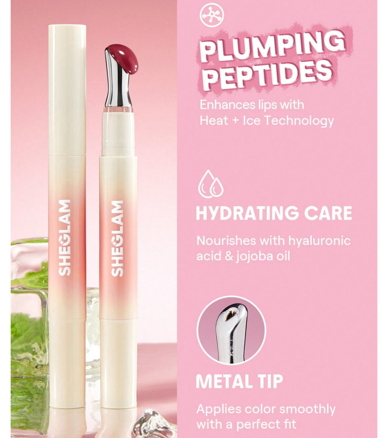 SHEGLAM - Brilho Labial Intensificador - Cherry Gleam