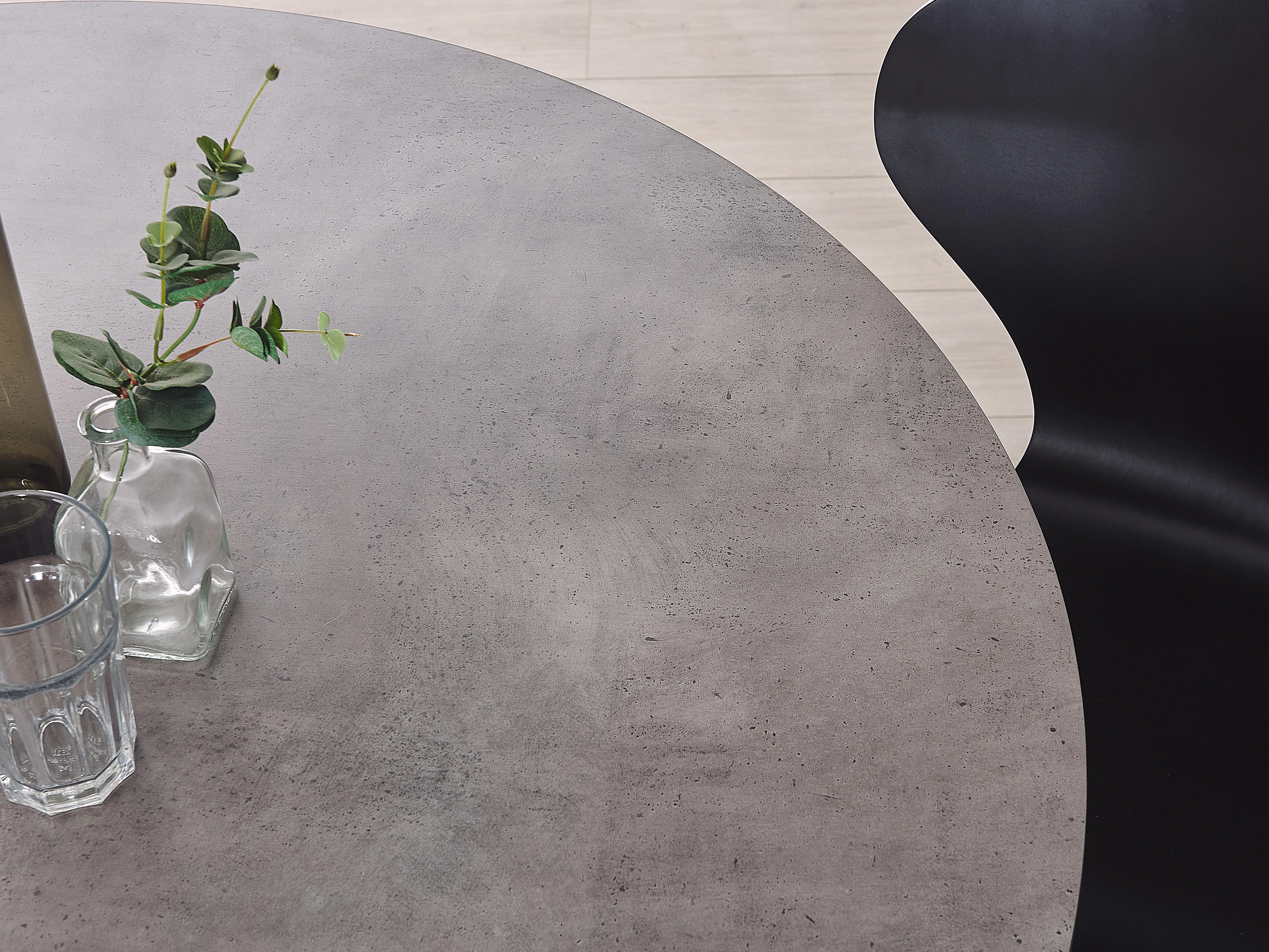 Eettafel ODEON Grijs beton-effect 120 cm 120 cm