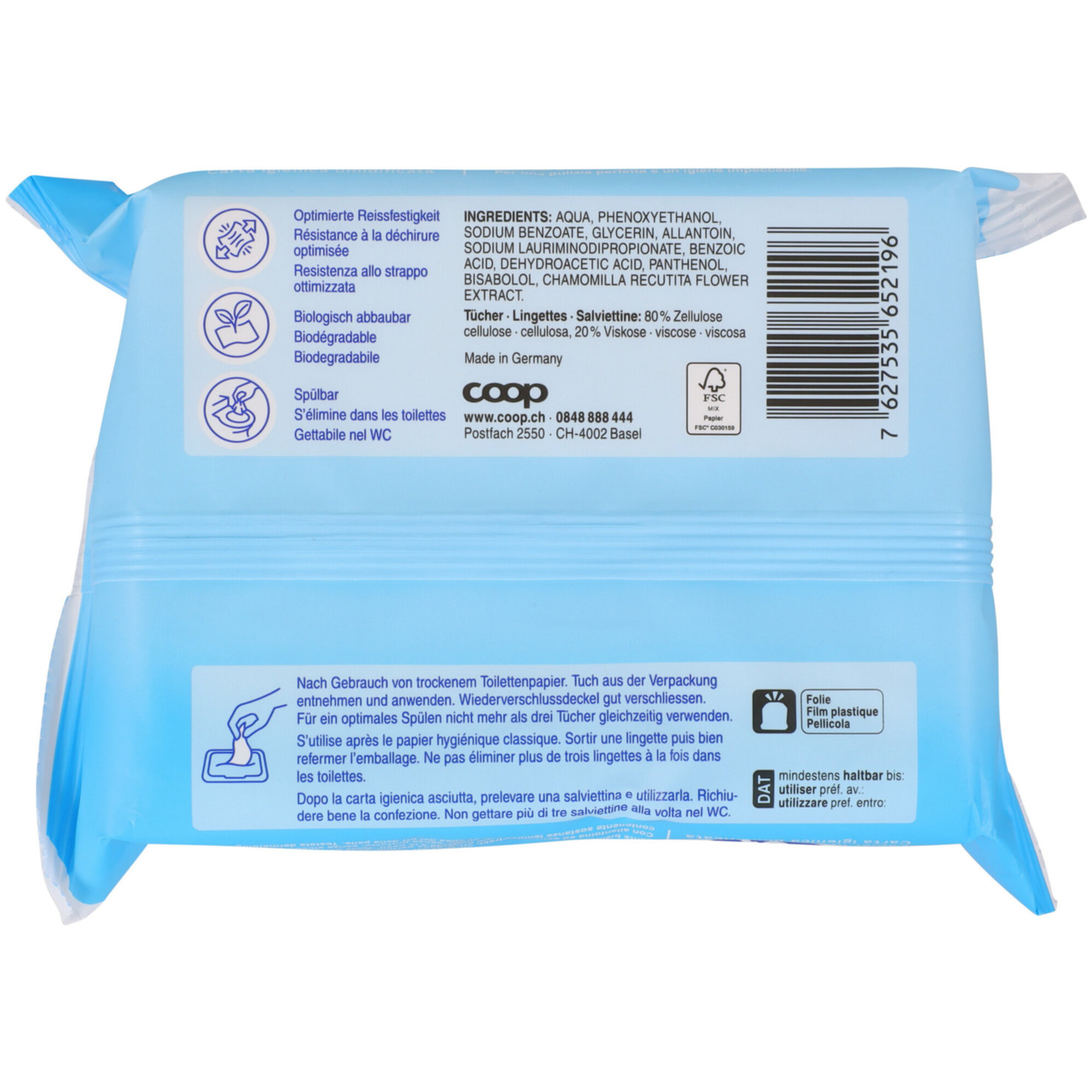 Super Soft Sensitive feucht FSC 50 Stück