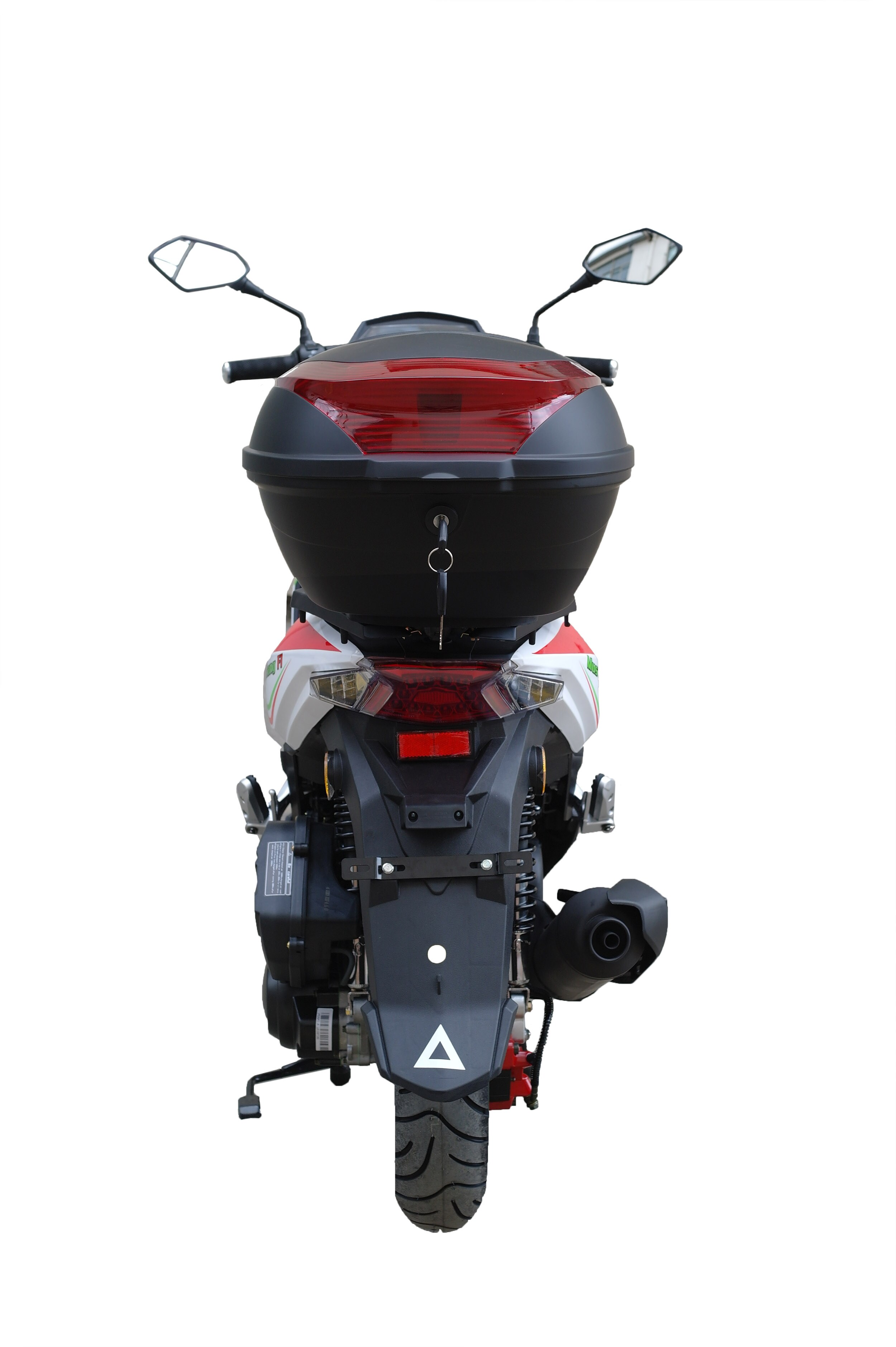 Alpha Motors Motorroller Mustang FI 125 ccm 85 kmh EURO 5 mattschwarz inkl. Topcase