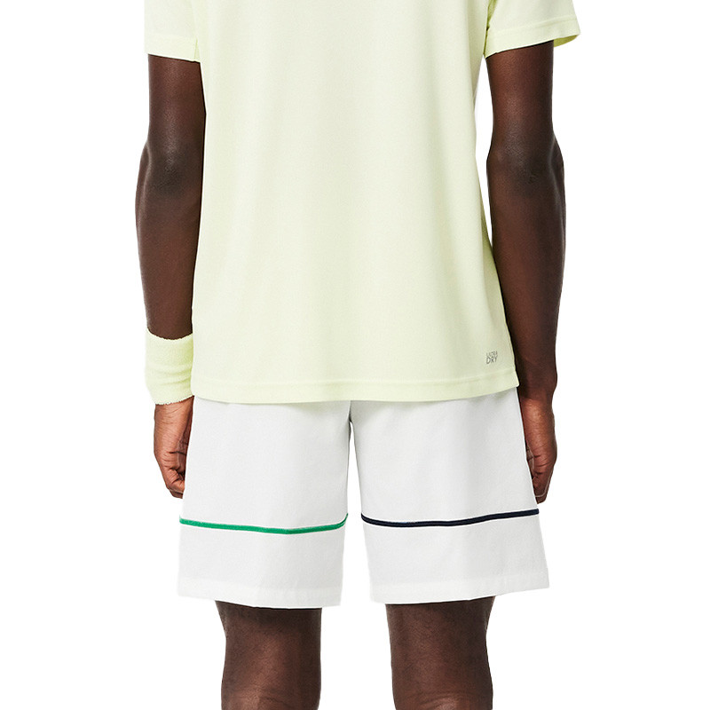 Short tennis Lacoste Taffetas Diamante blanc