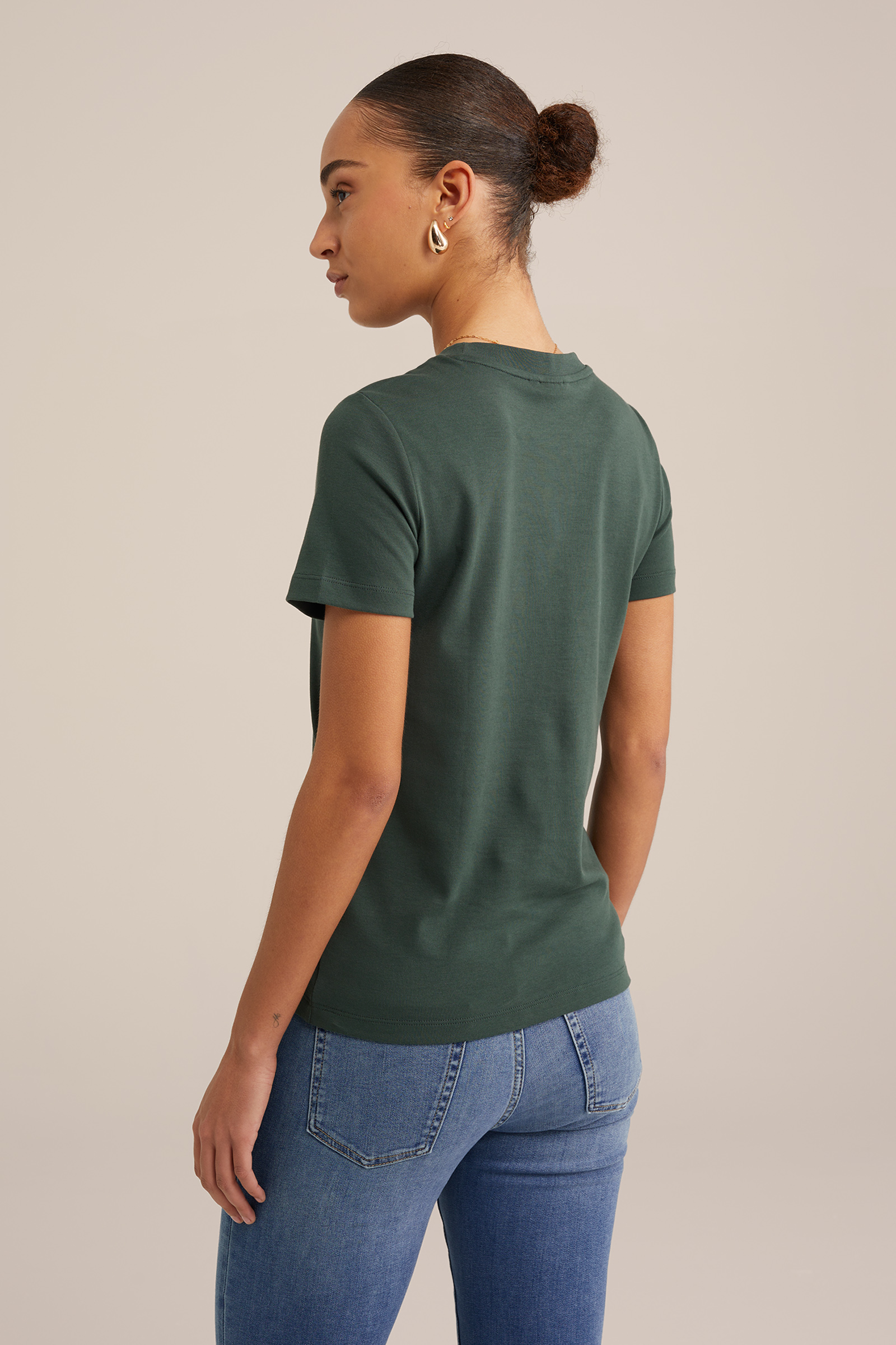 T-shirt WE Fashion Mosgroen
