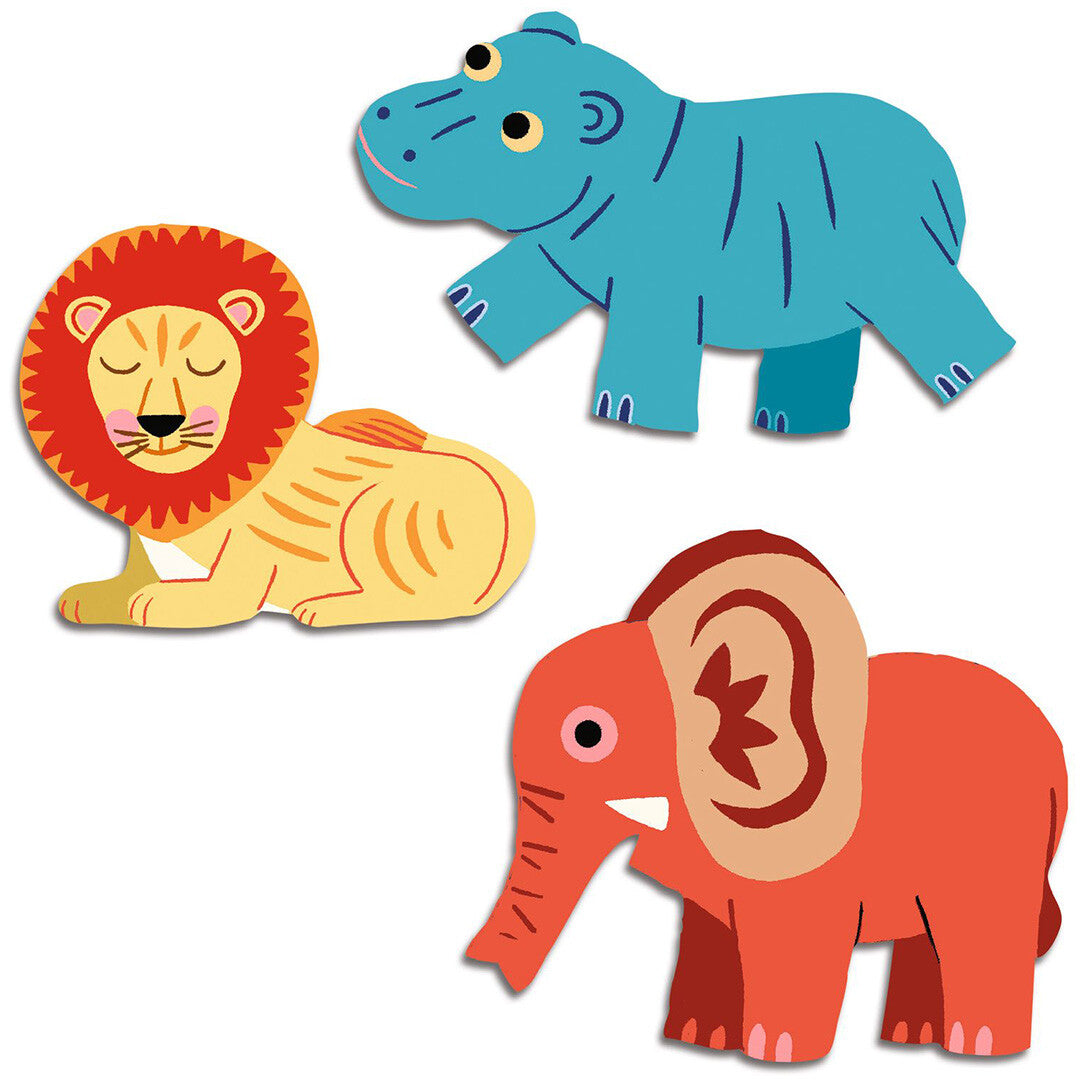 Djeco stickers savannedieren - 62st