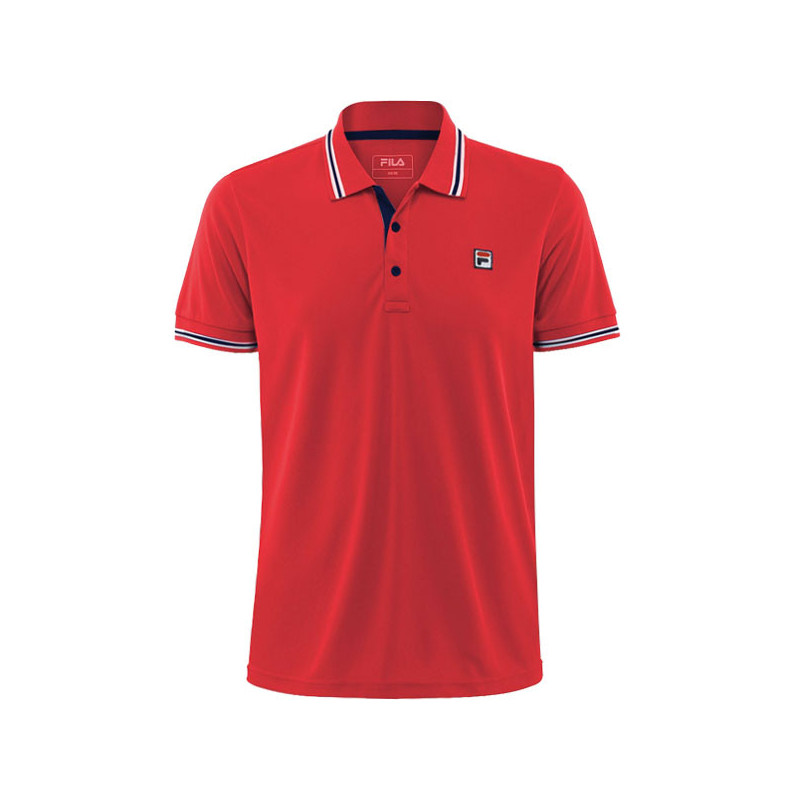 Polo tennis Fila Piro vert ou rouge