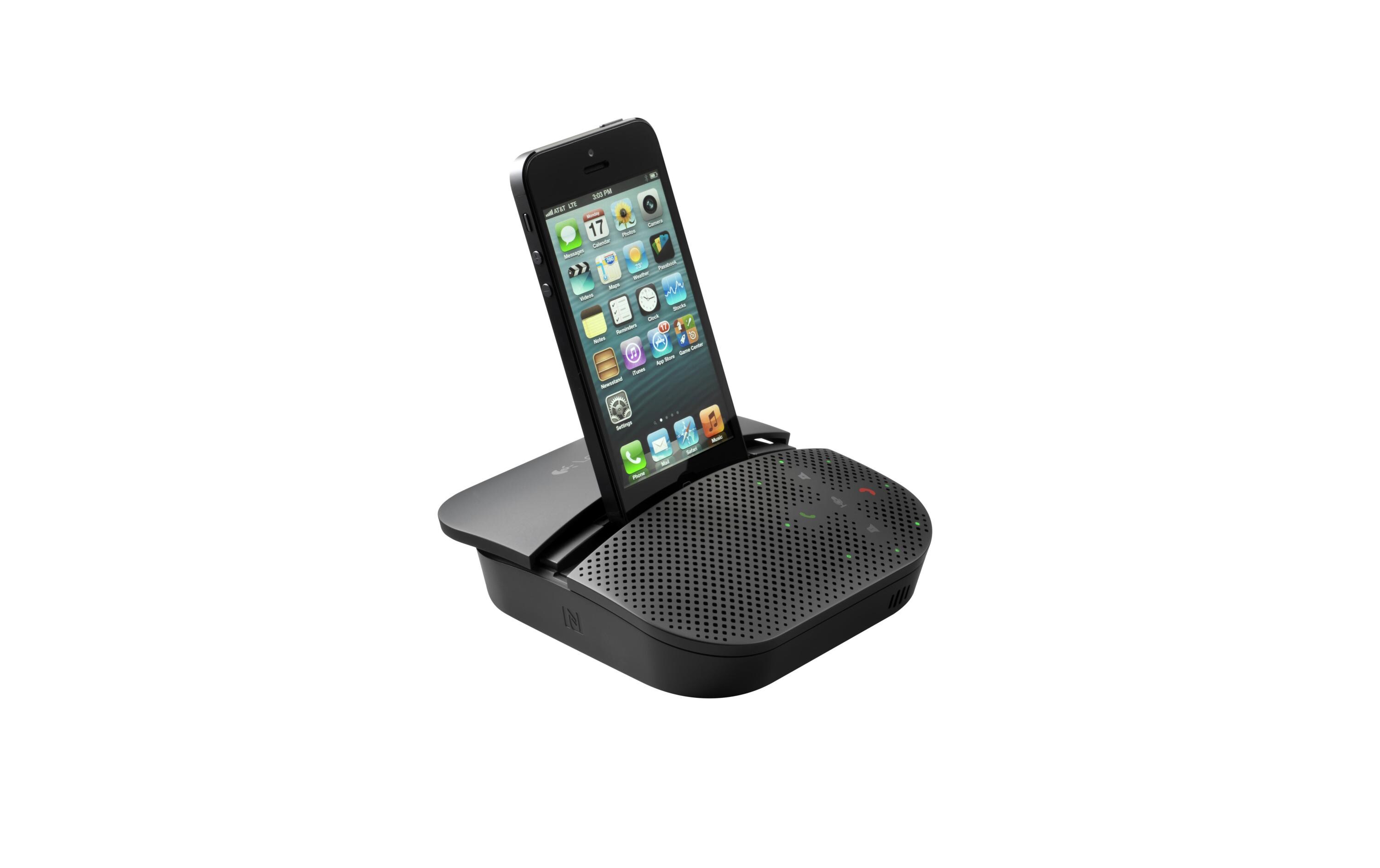 Speakerphone P710eFreisprecheinrichtung für Mobilgeräte – Verbindung mit einem beliebigen Mobilgerät via Bluetooth oder USB
