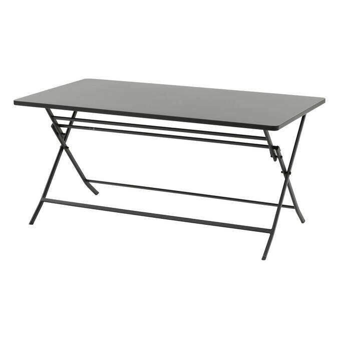 Table de jardin pliante rectangulaire GREENSBORO Graphite