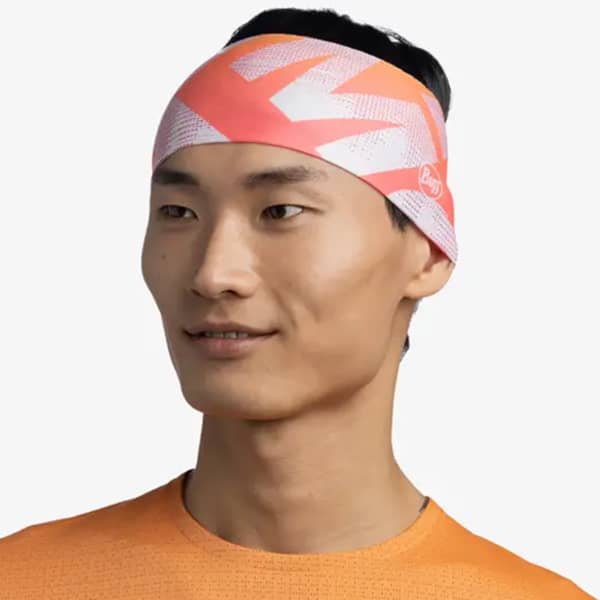 Bandeau cache cou randonnée BUFF COOLNET UV WIDE HEADBAND AHIN MULTI