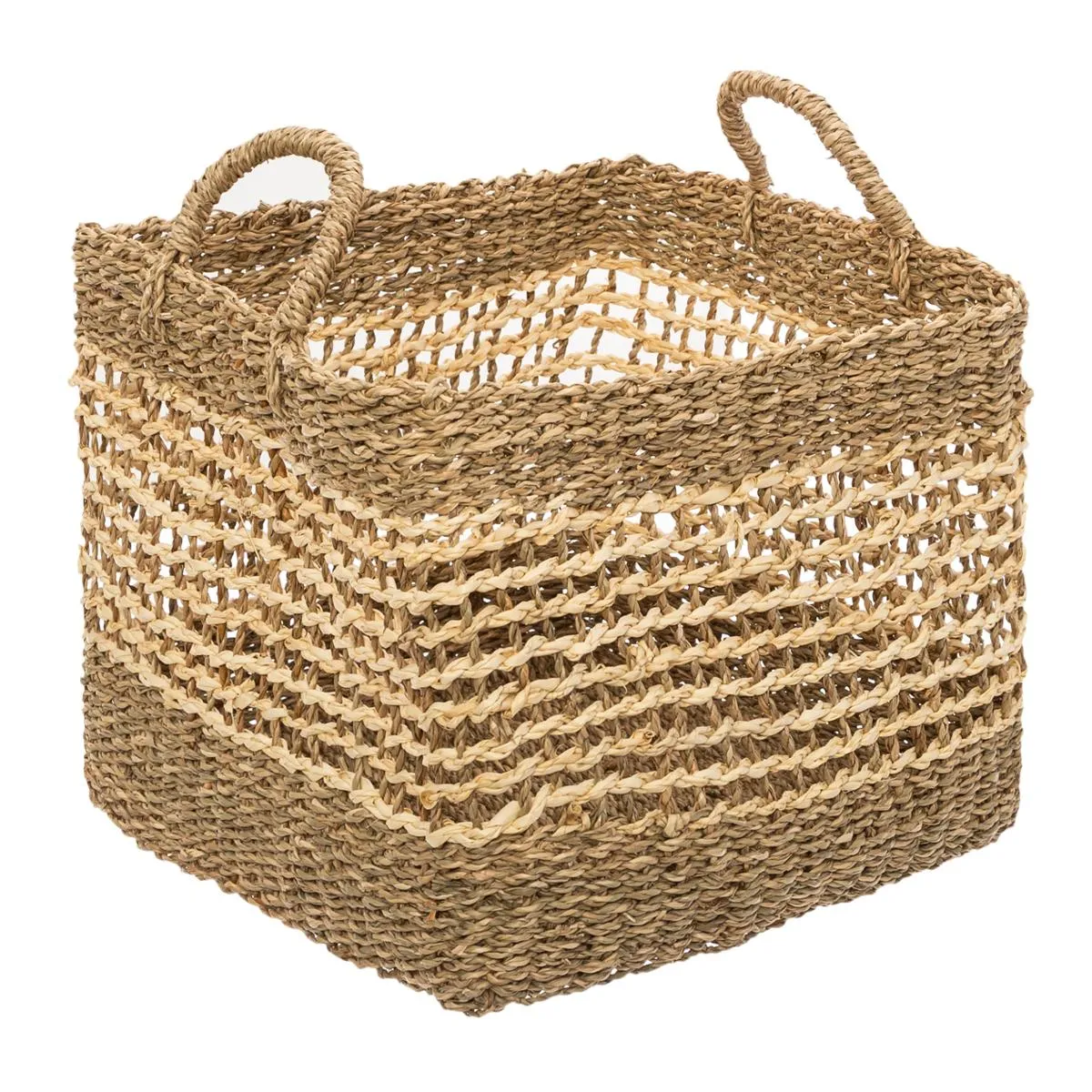 Atmosphera, Createur D'Interieur Atmosphera Panier Carré Ajouré - Marron