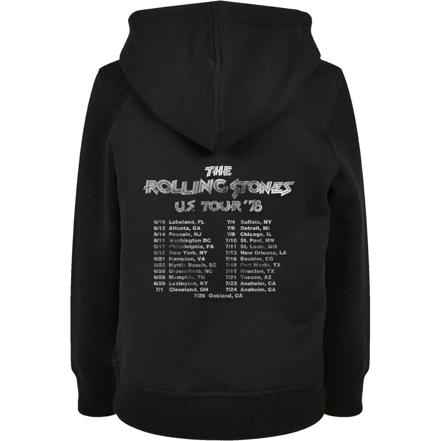 F4NT4STIC Basic Kids Hoodie The Rolling Stones US Tour '78 schwarz