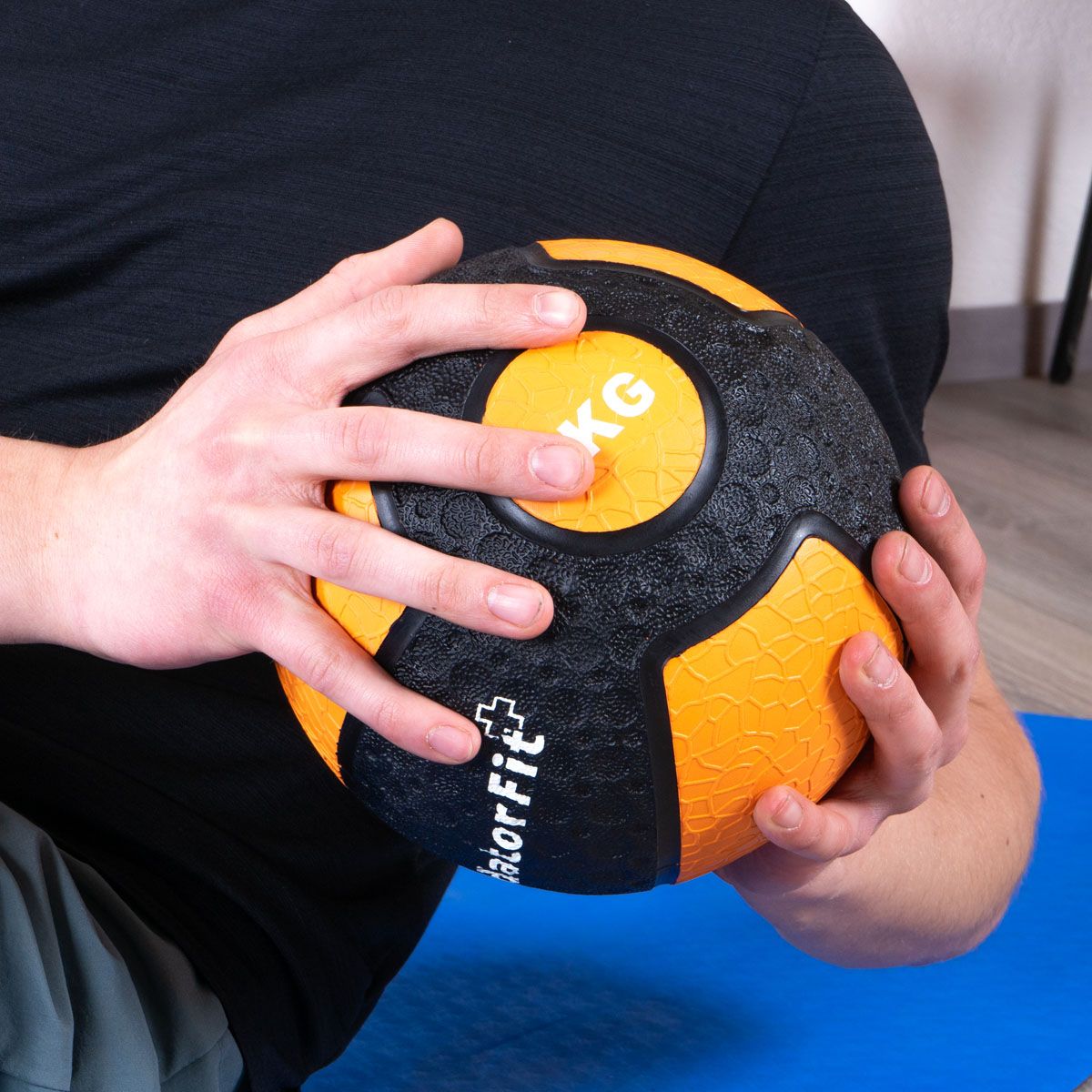 Ballastball Medizinball aus strapazierfähigem Gummi 