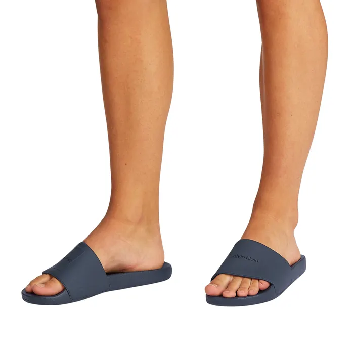 Calvin Klein Square Logo Badslippers Heren