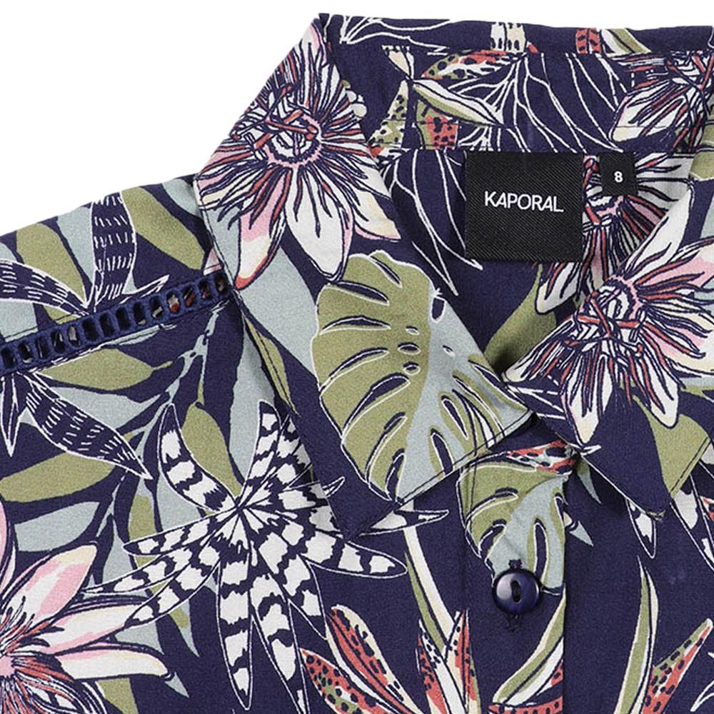Kaporal Combishort Marine à Motifs Fille Kaporal Frida