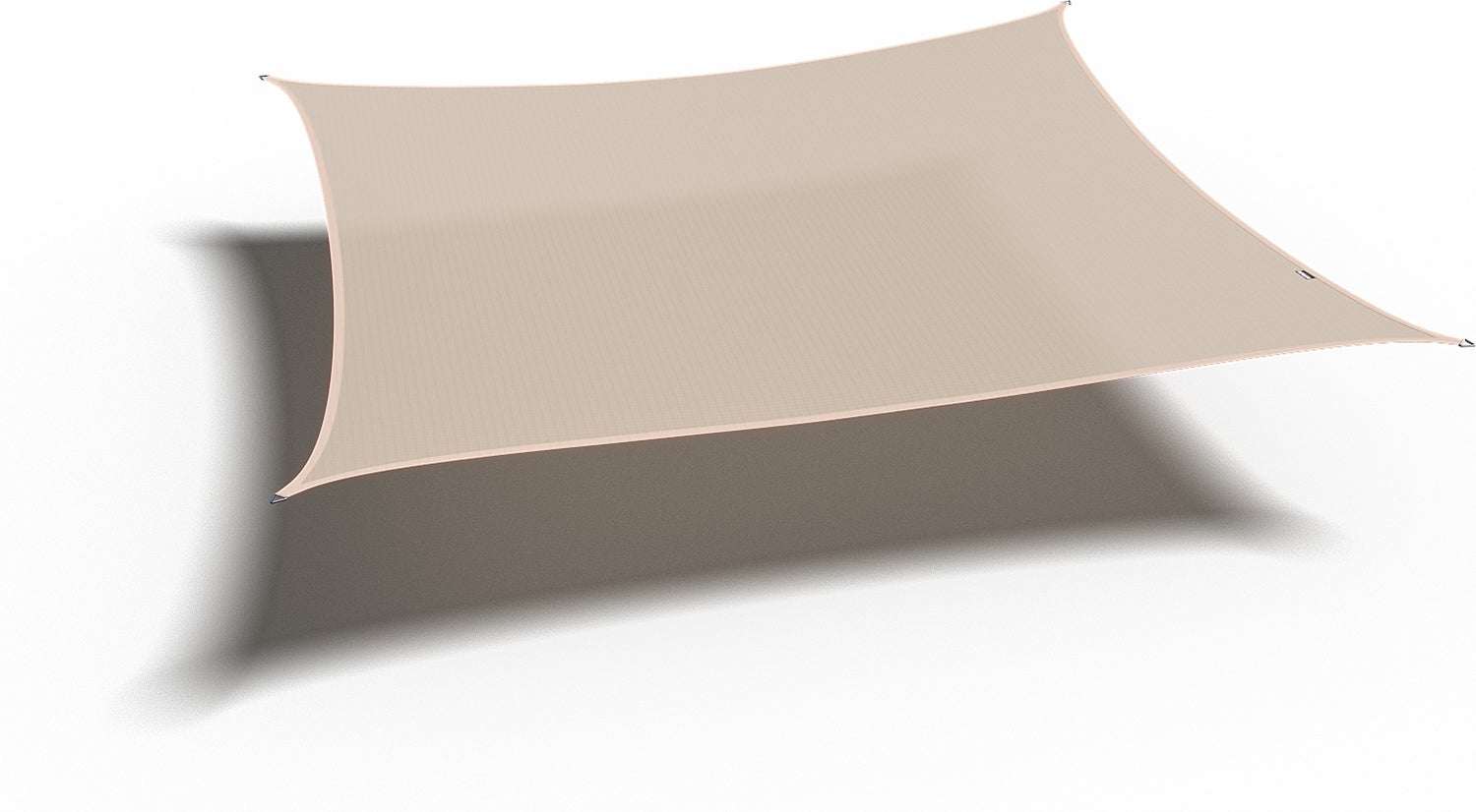 Platinum schaduwdoek vierkant Sun & Shade Coolfit wit 360 x 360 cm