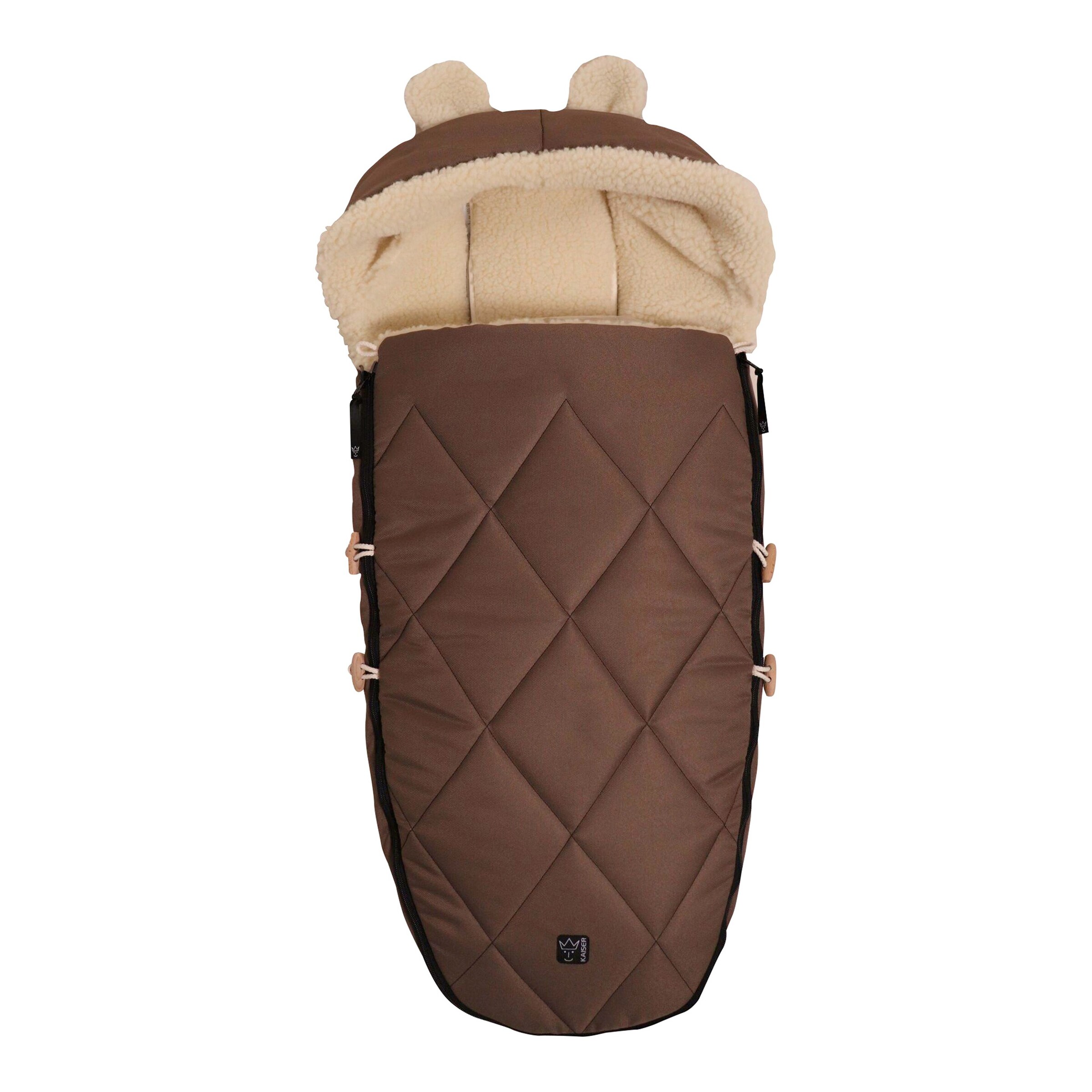 Kaiser Winterfußsack XL EARS WOOL caribou