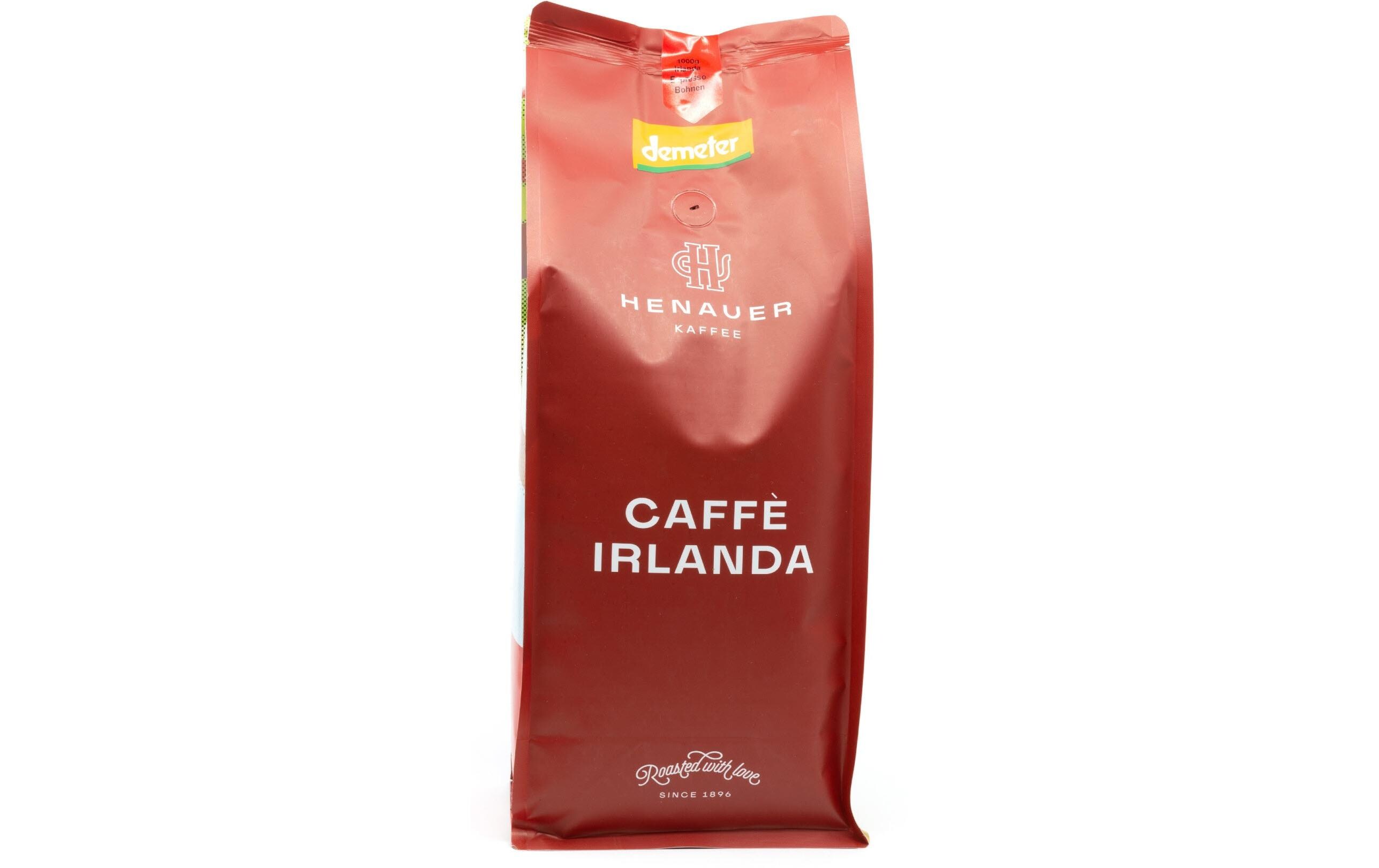 Kaffeebohnen Bio Demeter Irlanda Espresso 1 kgIn der Schweiz gerösteter Bohnenkaffee