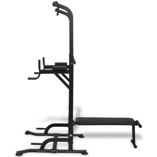 vidaXL Power Tower med situp-benk